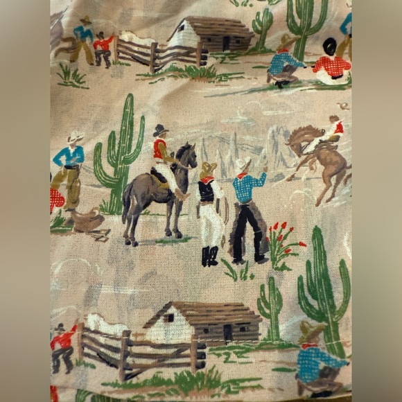 GIFTABLE Turquoise Haven Pearl Snap Flutter Sleeve shirt - Picture 2 of 11